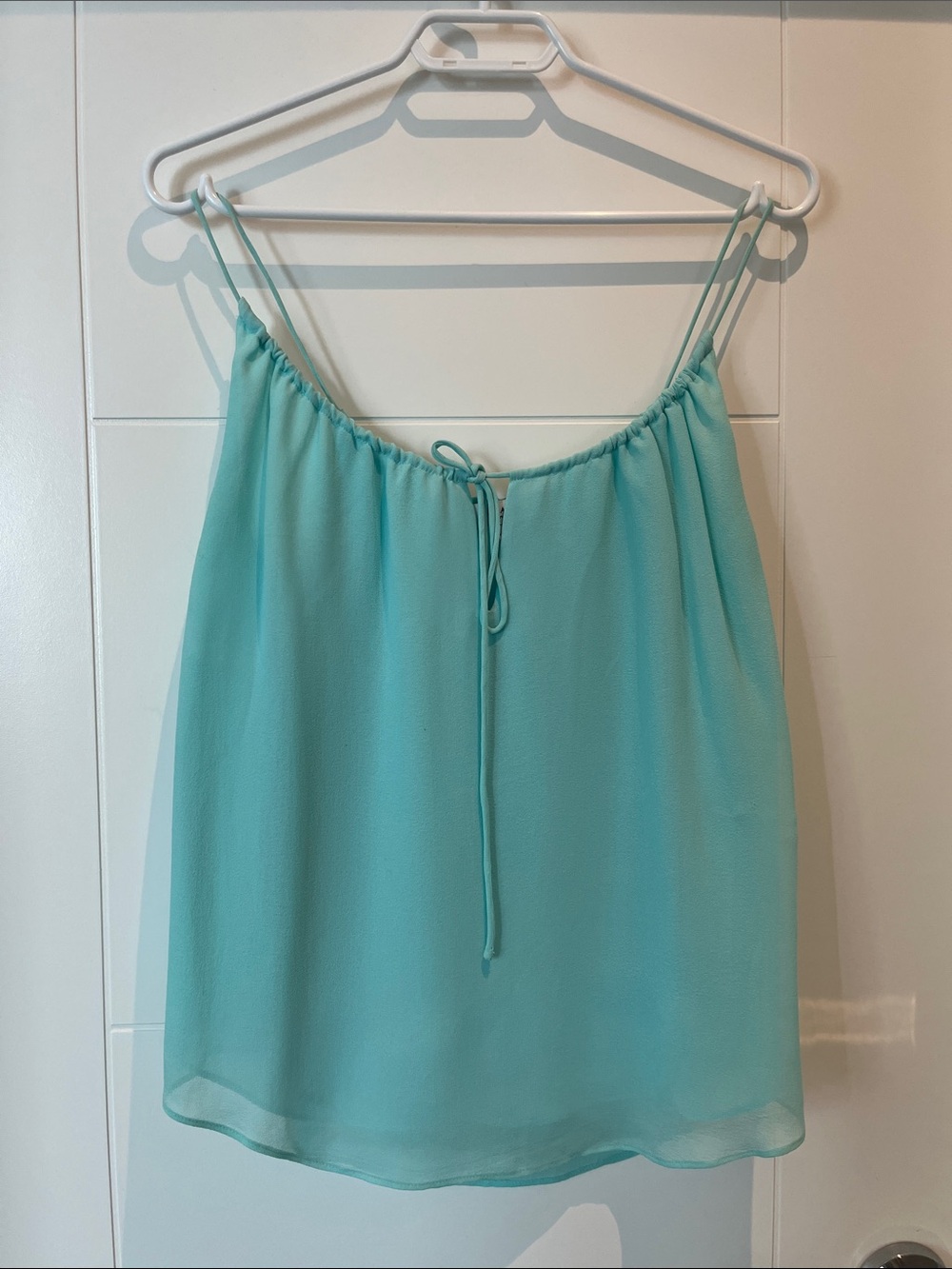 Aritzia Babaton Light Teal Spaghetti Strap Camisole